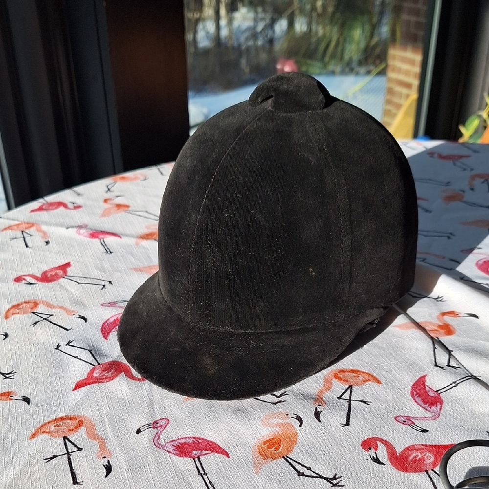Classic Black Kids Riding Hat